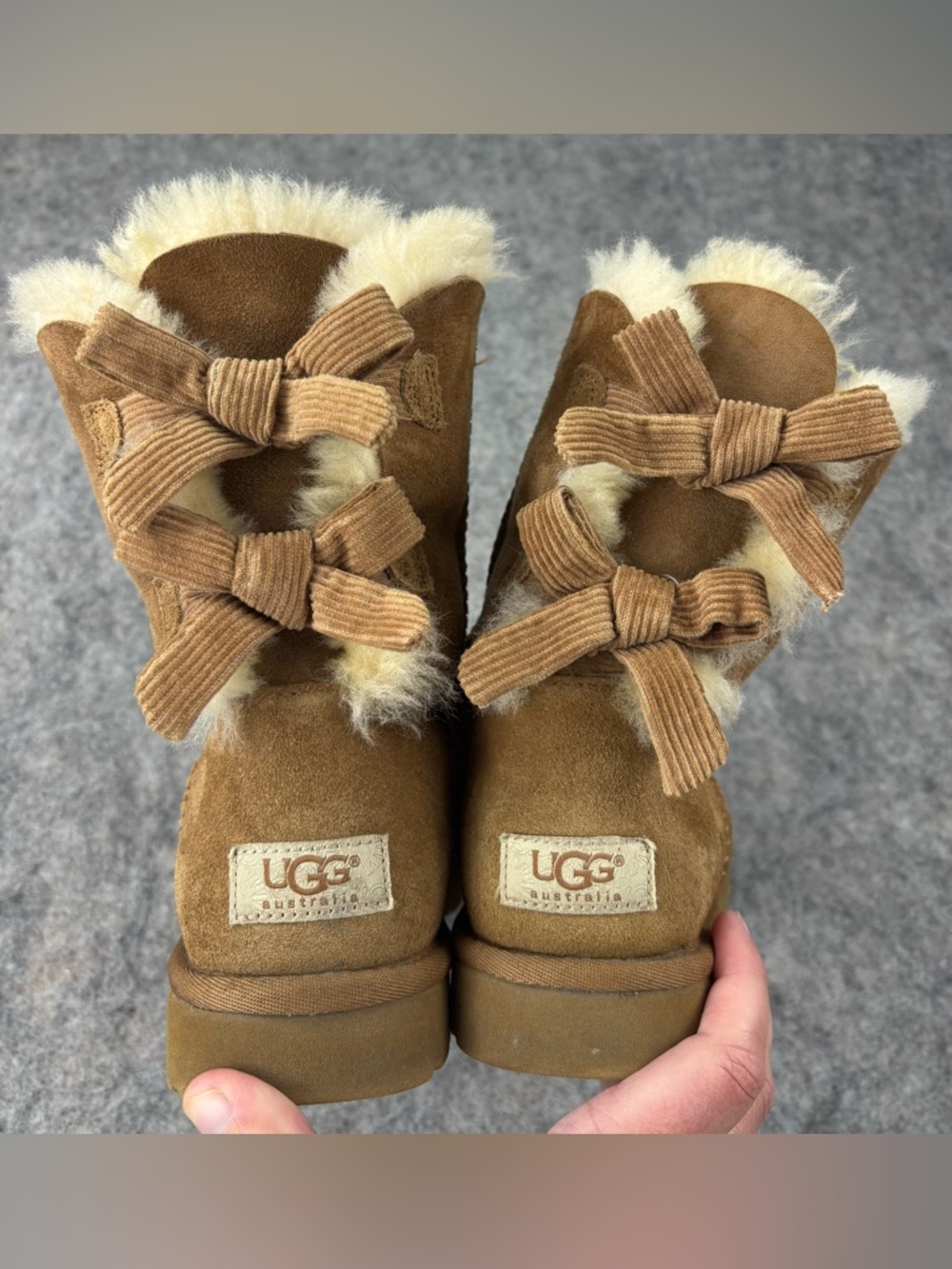 Ugg Australia | Bailey Bow Corduroy Boots | Women’s Size 7